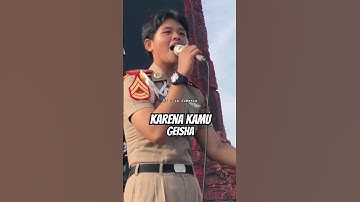 Lagu Karena Kamu Geisha 🤩 Vokalis Cantik Band Taruna Akademi Angkatan Udara #drumband #aau