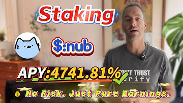 🔥 Full Solana nub staking guide — 4741.81%+ APY high returns and zero-risk strategy explained!