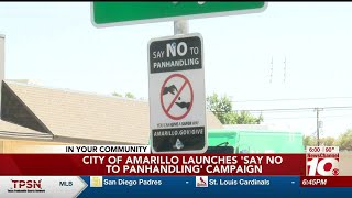 VIDEO: City of Amarillo launches ‘Say No To Panhandling’ campaign