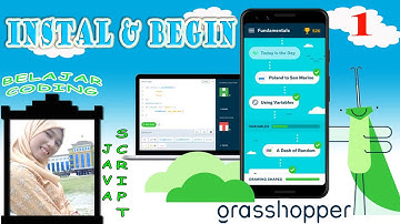 Belajar Dasar-dasar Coding Menggunakan Aplikasi Grasshopper di Android Bagian 1~Instal dan Mulai~