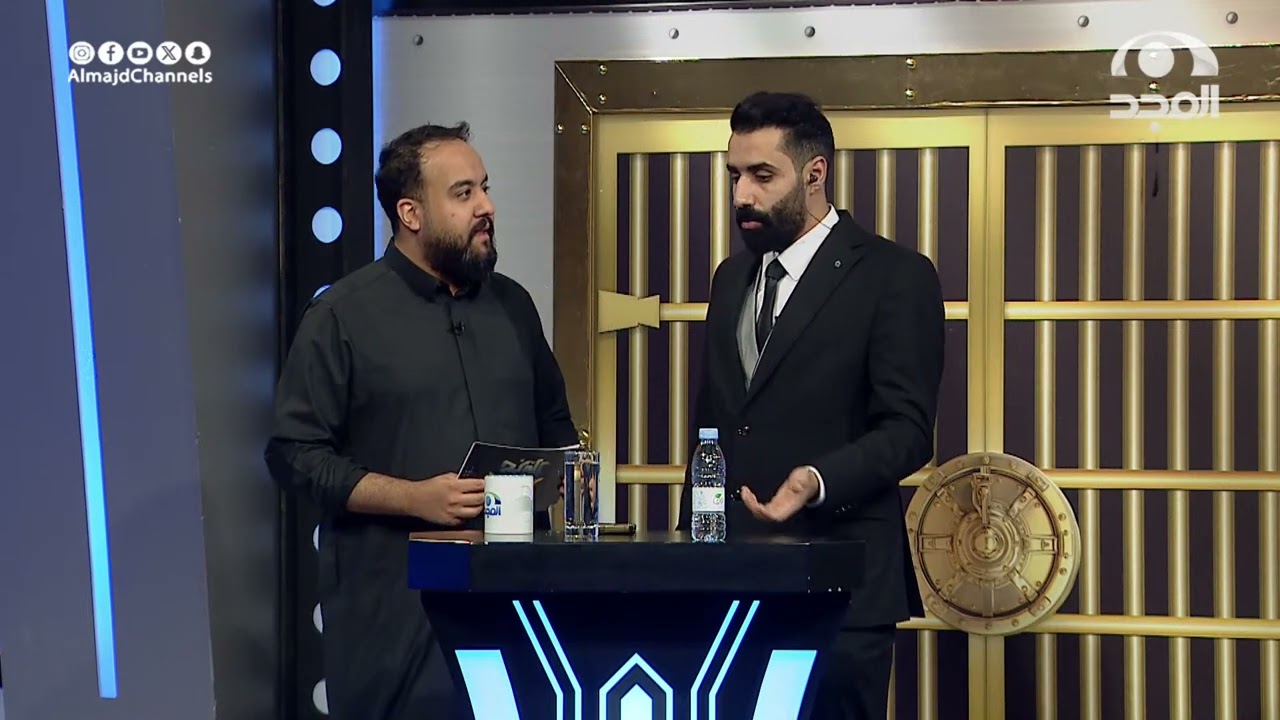 بداية الحلقة هوشة قوية بين محمد الفهيد وياسر العباس والسبب 🏃‍♂️😅