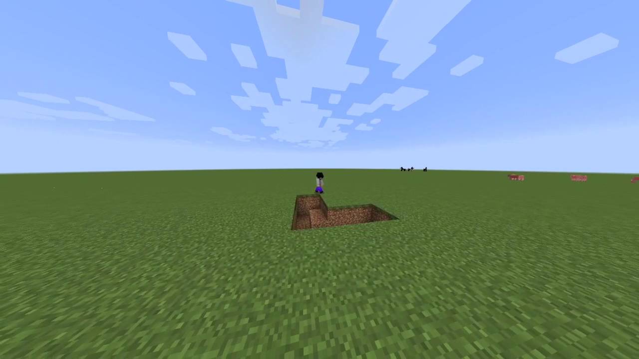 Minecraft | Comment faire un piège #1 - YouTube