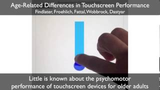 Age-related differences in performance with touchscreens compared to traditional mouse input