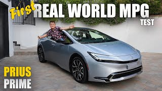 Prius Prime First Real World MPG & Efficiency Test