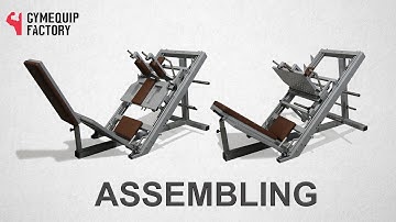 ASSEMBLING / Hack Squat Leg Press Machine / Gymfactory.eu