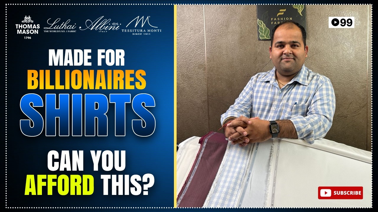 Образ миллиардера: самые дорогие в мире ткани для рубашек | Thomas Mason | Luthai