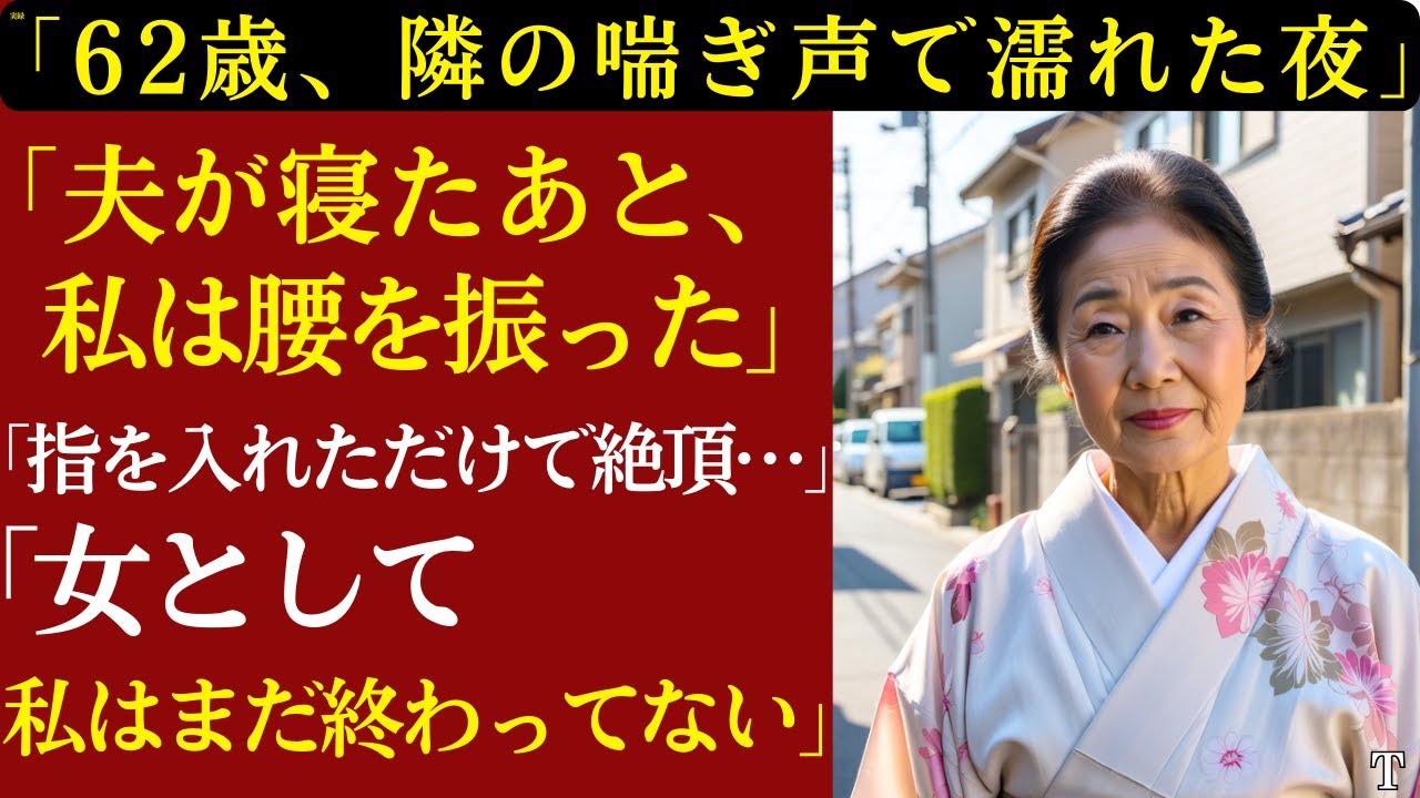 Outline Video 【シニア恋愛】静かな夜に聞こえた「隣の家からのうめき声」──その夜、夫が興奮した理由【体験談】