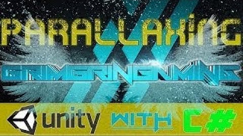 Make A Parallaxing Background - Parallax Scrolling - Unity 3D with C# Programming Tutorial