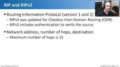 CompTIA Network+ -  1. 5   IPv4 and IPv6 Routing Protocols