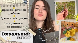 Вяжу из рафии🍋Крючок ручной работы💛Вязальные новости🌼