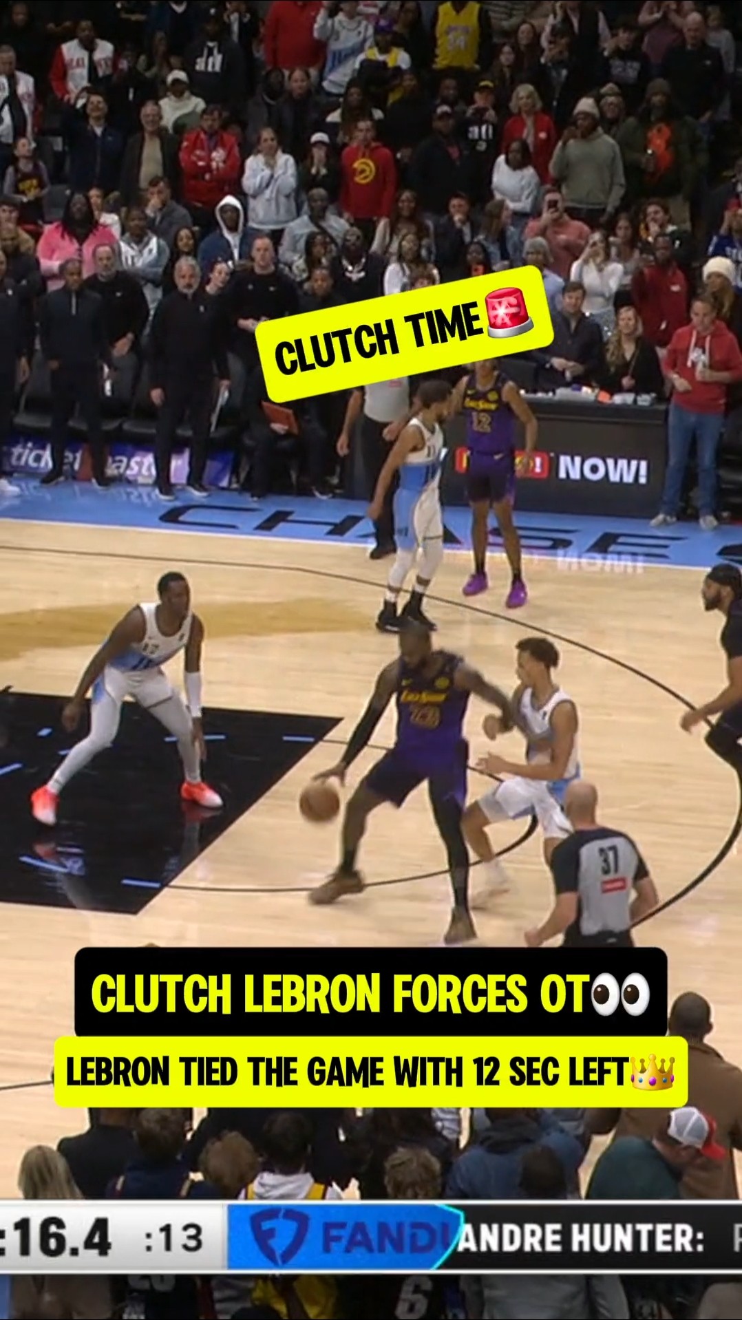 LeBron didn't wanna lose this one?