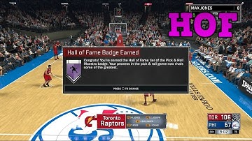 how to get pick and roll badge easily  1-2 games HOF