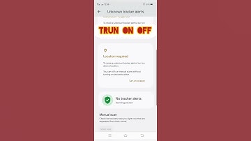 Unknown Tracker Alerts || Unknown Tracker Alerts Android Phone ||