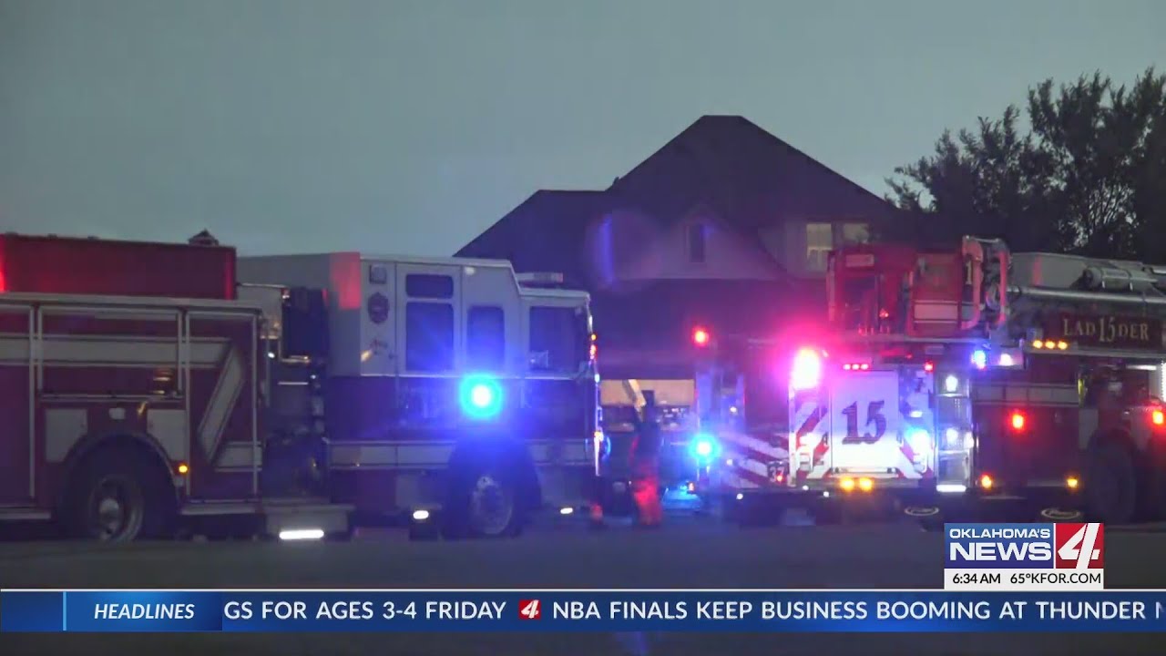 Lightning causes multiple house fires in the Oklahoma City metro - YouTube