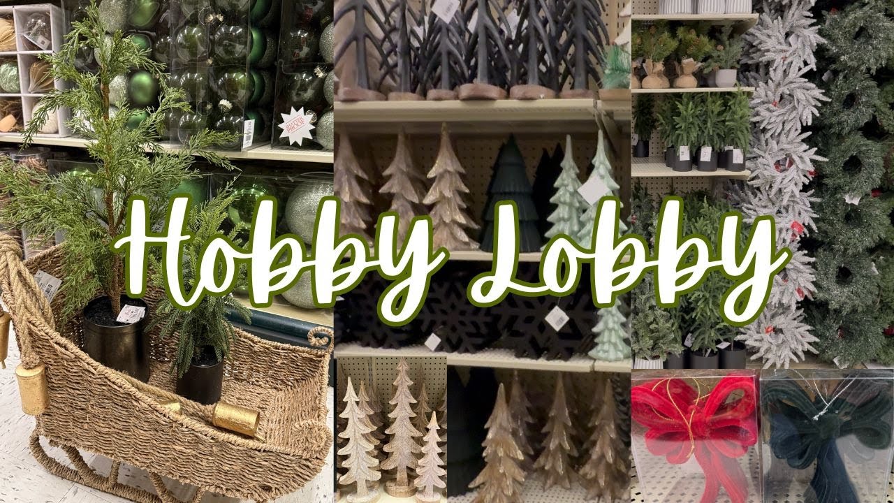 NEW Hobby Lobby 50% OFF | Such Beautiful Christmas Decor 2025