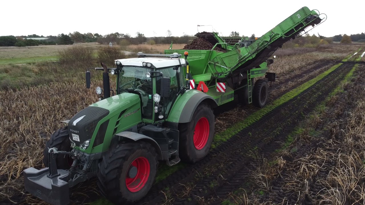 Kartoffeloptagning Kjargaarden 2021. 2 x AVR 9200 og ASA-LIFT crop cart