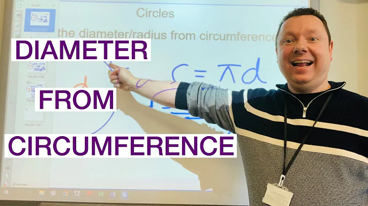 CALCULATE DIAMETER FROM CIRCUMFERENCE - 5 MINS ONLY!!!