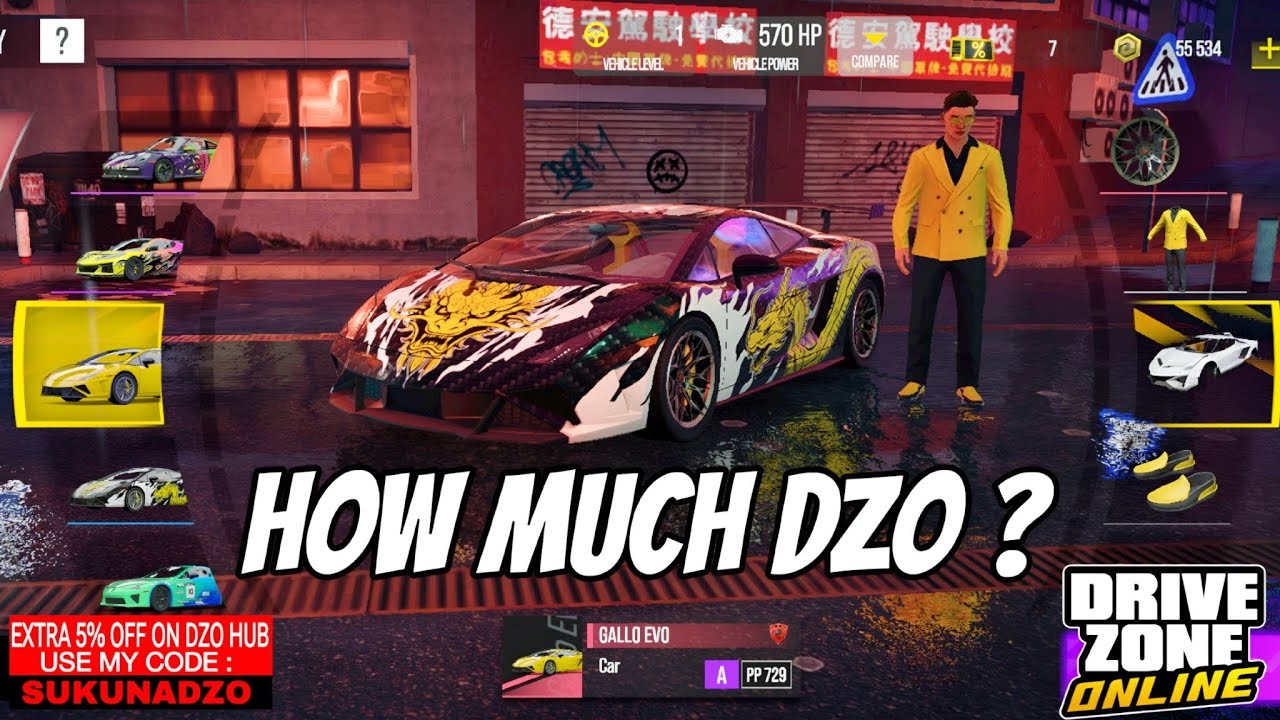 HOW MUCH DZO ❓| DriveZoneOnline Gallo Evo Lottery Is Here Stock & Max Performance Test 
