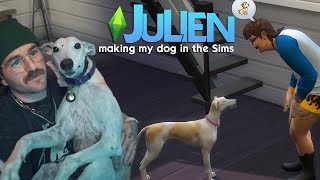 i made my dog in the sims