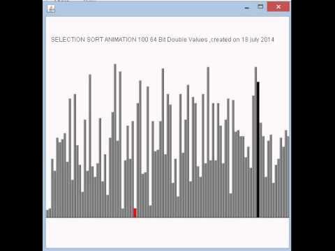 Selection Sort Animation - YouTube