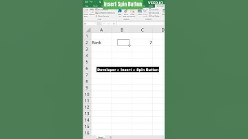 Spin Button #shorts #shortvideo #excel #exceltutorial #trending