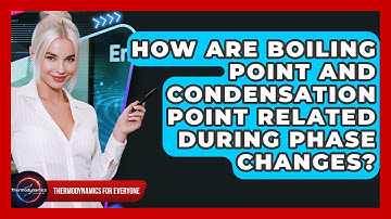 How Are Boiling Point And Condensation Point Related During Phase Changes?