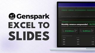 How to Turn an Excel File Into Slides With Genspark AI (Step by Step)