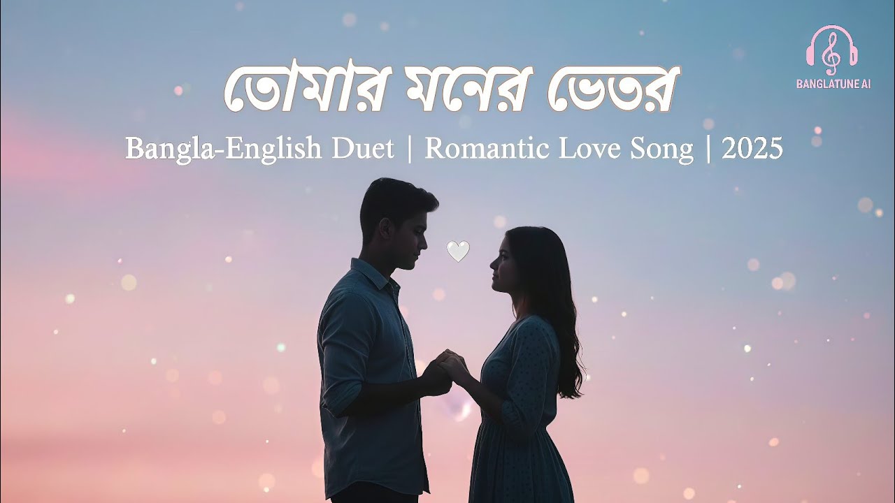 তোমার মনের ভেতর |Bangla-English DuetLove Song | Soft Romantic Melody 2025 |Male-Female Cover