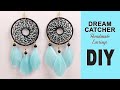 How to Make Dreamcatcher Earrings | DIY Macrame Dream Catcher Earrings | Handmade Jewellery Tutorial