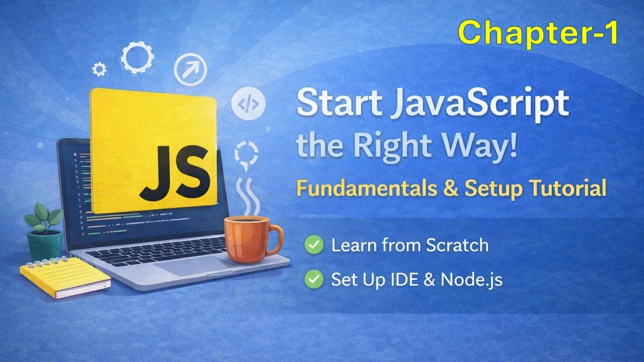 JavaScript Fundamentals & Environment Setup for Beginners (VOL-1) - YouTube