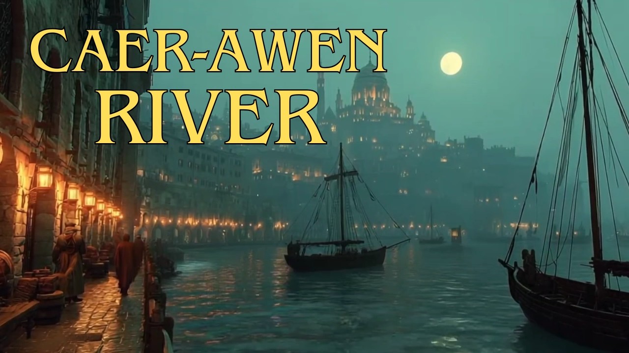 1 Hour Medieval Music | On the River of City Caer-Awen | Meditation & Study