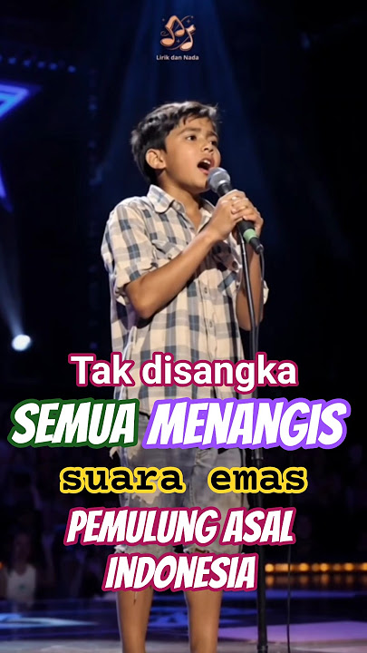😭 AGT Menangis - Nasib Sebatang Kara - Arga Arnold #lirikdannada #cover #liriklaguindo #dangdut #agt