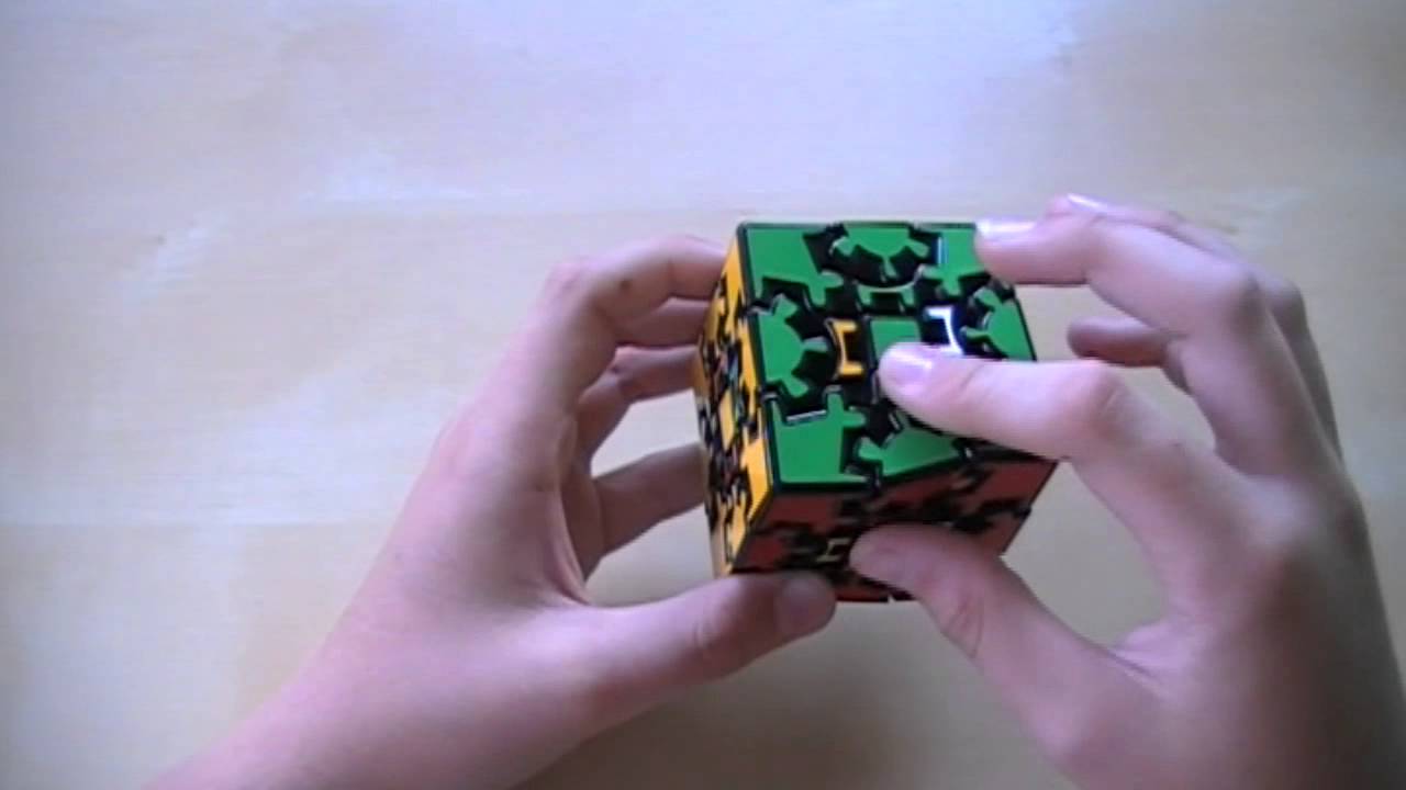 How to Solve the Gear Cube (Extra Tony Fisher Stickers Algorithm)