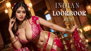 [4K] Ai Art Indian Lookbook Girl Al Art Video - Vibrant Market