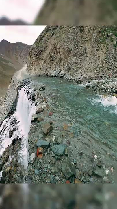 Dangerous water crossing in Spiti Valley, Himachal #shorts