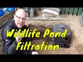 Intake Bay for a wildlife pond - Wildlife Pond Filter - Pond Building