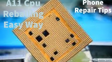 Iphone 8 A11 CPU Reballing easy way
