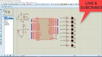 04 | ĐIỀU KHIỂN LED SÁNG DỒN ATMEGA16 #ATMEGA16 #LED #AVR