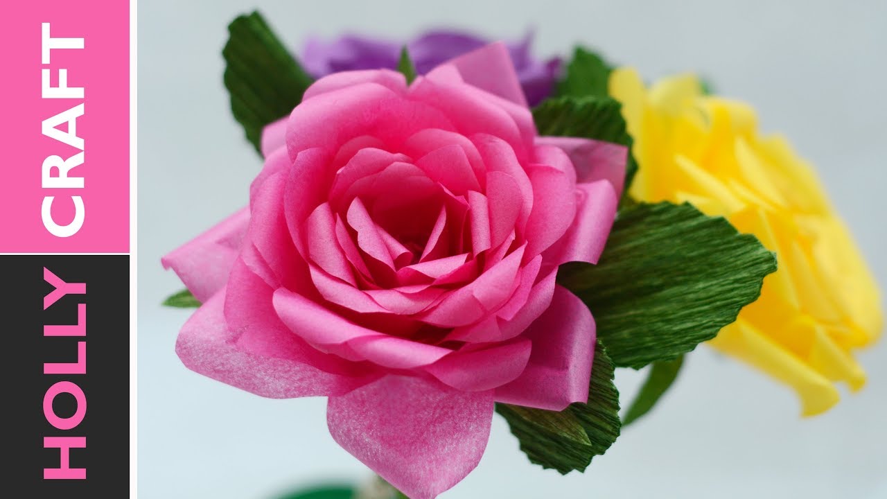 tissue paper flowers how