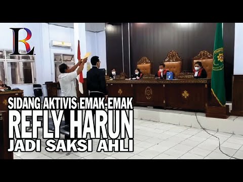 Sidang Aktivis Emak-emak, Refly Harun Jadi Saksi Ahli