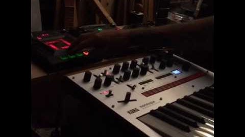 Korg Monologue, Kaosspad 3, and ielectribe performed live by Ethan Land.