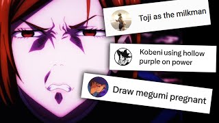 Drawing Your Stupid Jujutsu Kaisen Ideas by ZUFFY 596,254 views 5 months ago 19 minutes