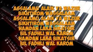ASSALAMUALAIK YA WAZIR ( KARAOKE QASIDAH COWO)