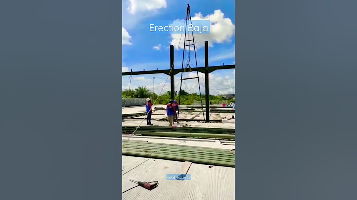 ERECTION BAJA UNTUK KANOPI #spbu #pertamina