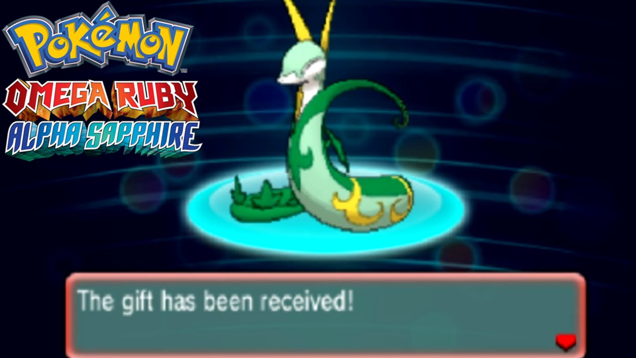 pokemon alpha sapphire wifi events Recieving Contrary Serperior Event in Pokemon Omega Ruby and Alpha Sapphire