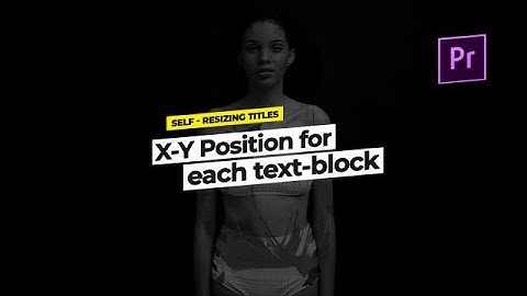 Auto Resizing Titles (MOGRT) Motion Graphics Templates