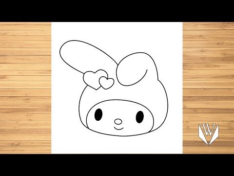 How to draw Melody Step by step, Easy Draw | Free Download Coloring Page