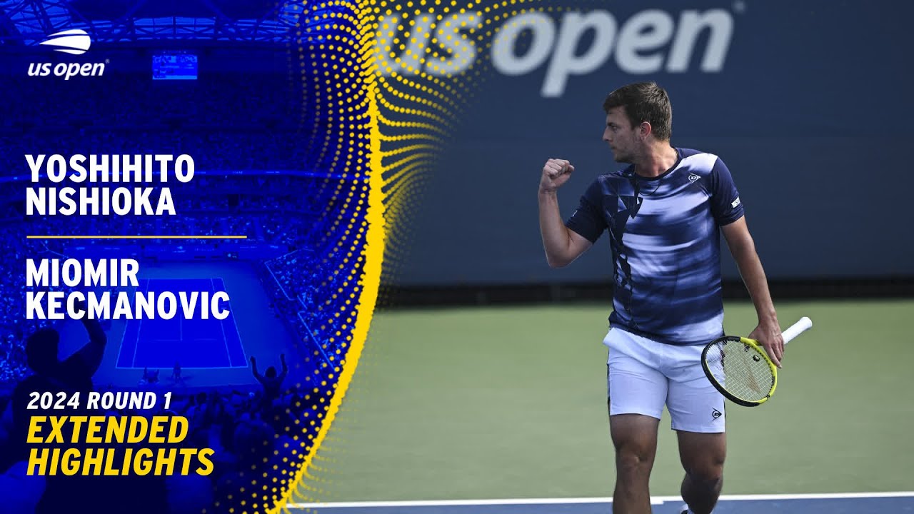 Yoshihito Nishioka vs. Miomir Kecmanovic Extended Highlights
