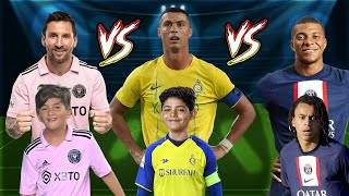 junior Ronaldo VS Thiago Messi VS Ethan Mbappe