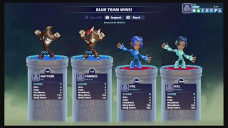 Brawlhalla on Nintendo Switch Random Teams Wrecking people, if you want to team up shoot message!